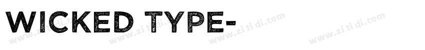 WickeD Type字体转换
